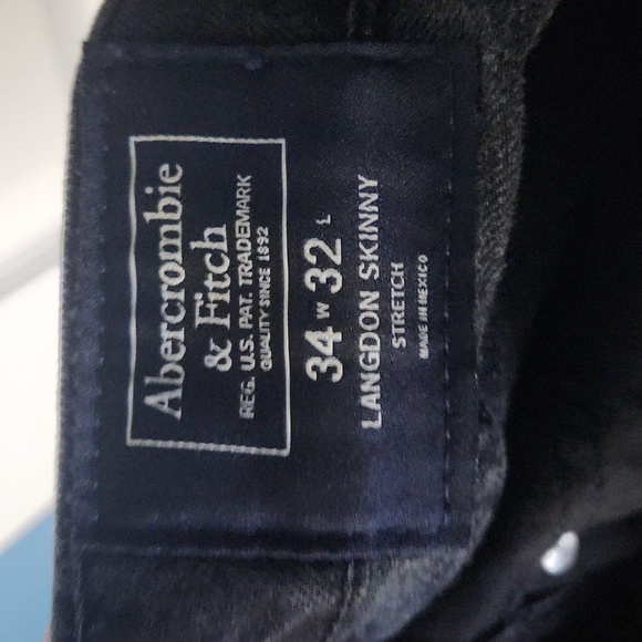 Abercrombie black denim jeans - Picture 2 of 2